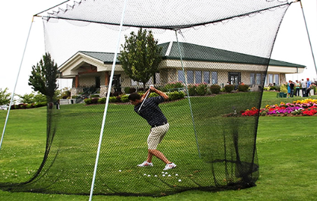 Huck Sports Net – HT Knotless Polypropylene Ball Stop Netting for Tennis, Football, Golf & Multi‑Sport Courts, Indoor/Outdoor UV‑Stabilised PP Mesh, Custom Sizes & Colours, Durable Spectator & Facility Protection
